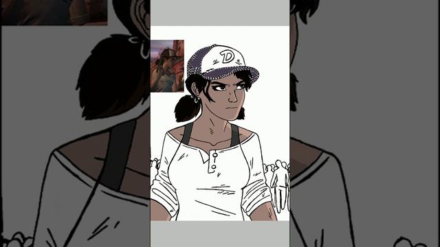 The Walking Dead Season 3 Clementine speed color art смотреть онлайн