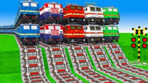 Детские Мультики про поезда. Мультики про машинки для малышей. Залипательные мультики