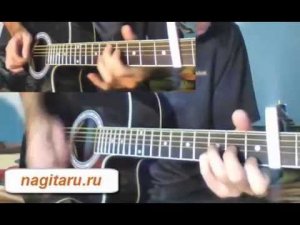 Михаил  Круг -  Кольщик. Аккорды в Am, перебор, кавер на гитаре