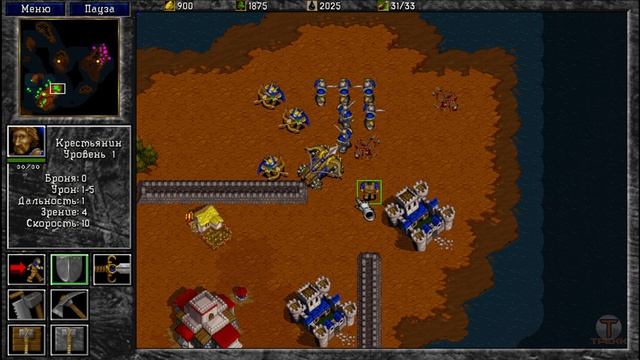 #3 Тол Барад - Кампания Людей [Warcraft II: Tides of Darkness] смотреть онлайн