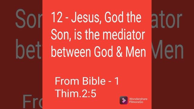 12 - Jesus is the only mediator between God and Men - 23/03/24 смотреть онлайн