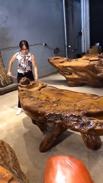 Asian Woman Artist|Amazing Wood Crafting | # craft # short # Wood_Crafting смотреть онлайн