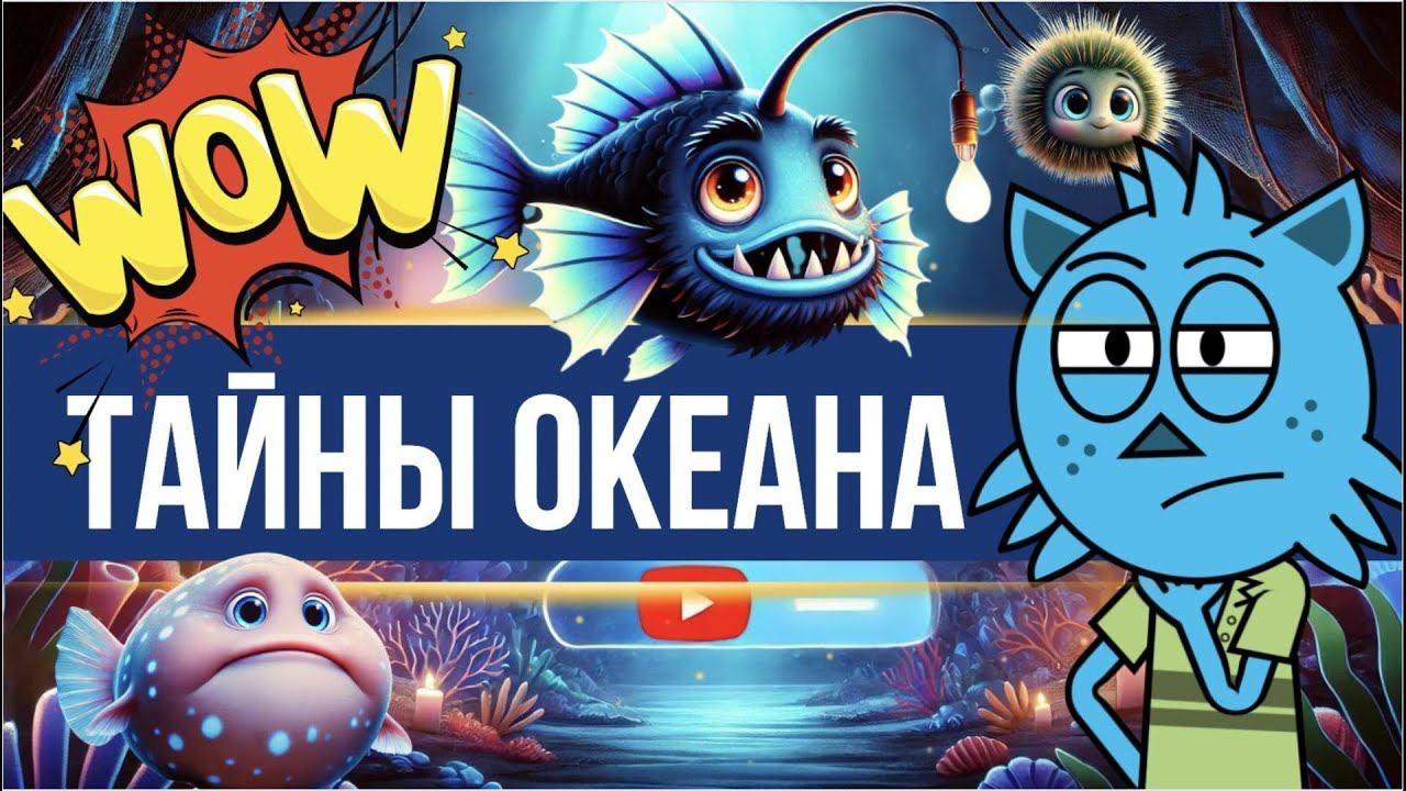 Морские животные для детей  | Удивительный подводный мир с Мурзиком