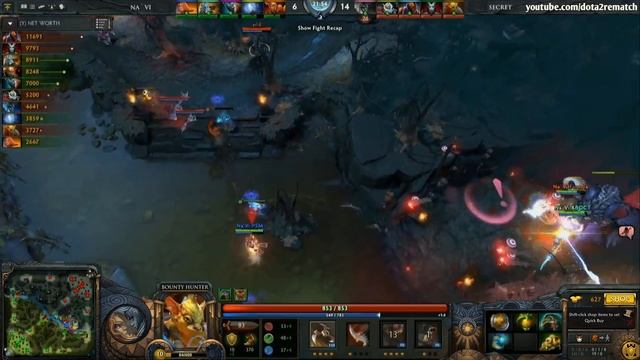 NaVi vs New Secret Dota 2 Highlights WCA 2015 Game 1 смотреть онлайн