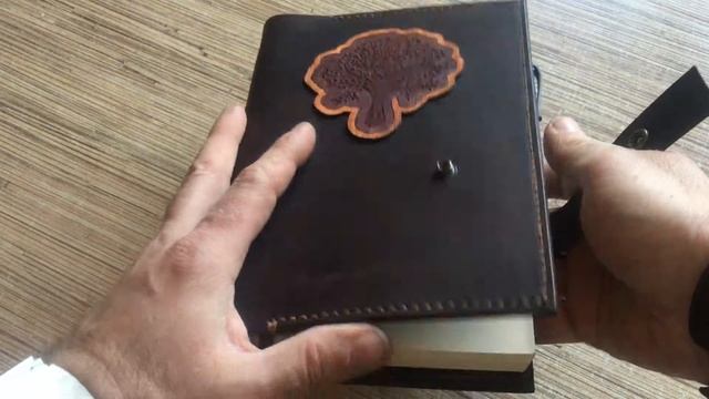 Ежедневник в обложке из кожи с деревянной вставкой смотреть онлайн