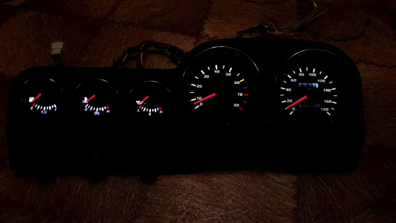 Пересвет панели ВАЗ 2106 LED щиток подробно смотреть онлайн