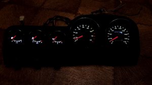 Пересвет панели ВАЗ 2106 LED щиток подробно