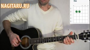 Армейская песня под гитару - Пей моряк. Простые аккорды в Em и разбор + для новичков