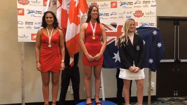 U21 World Championships, Women Slalom Podium 2019 смотреть онлайн