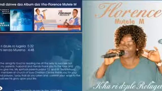 Florence mutele M "Ri tshi renda murena смотреть онлайн