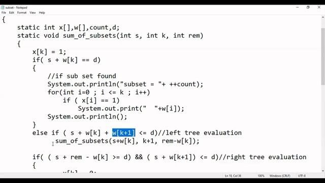 Program 11 - Subset Sum Problem | CSE Online Classes by Cambridge Institute of Technology смотреть онлайн