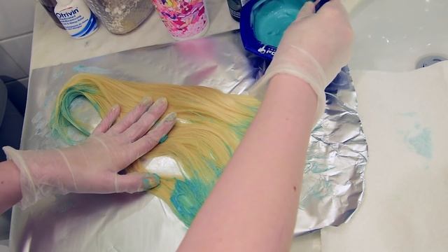 💕🌈MINTY RAINBOW HAIR TRANSFORMATION 🌈💕 смотреть онлайн