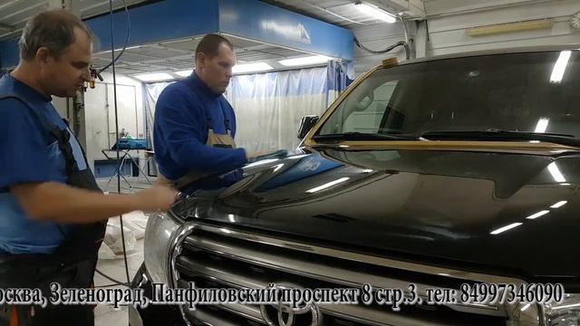 Наши работы полировка TOYOTA LANDCRUISER, архивное видео с Юрой)