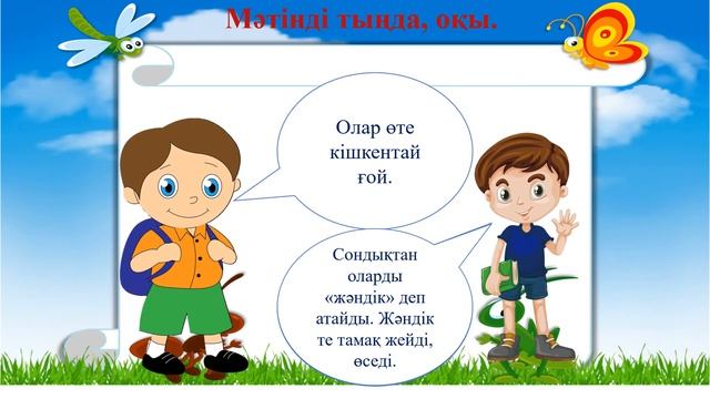 Жәндік жанды табиғатқа жата ма? 3 класс.Уроки казахского языка. смотреть онлайн