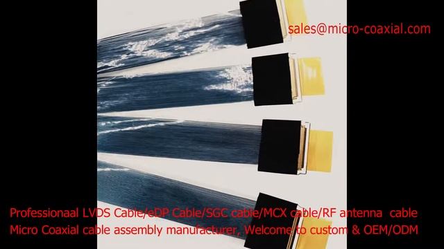 LVDS cable supplier fine micro coaxial LVDS Custom lvds cable 40 pin I-PEX 20197 LVDS cable assembl смотреть онлайн