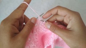 Кофточка спицами для новорожденных и больше МАРИЯ часть2