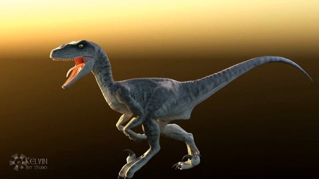 Velociraptor - by Kelvin Dantas - @kelvinartstudio (Blender - Substance Painter смотреть онлайн