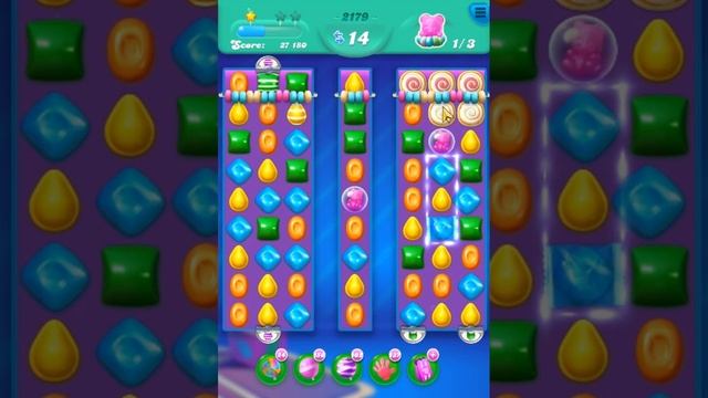 Candy Crush Soda Saga Level 2179 Get 2 Stars, 22 Moves Completed смотреть онлайн