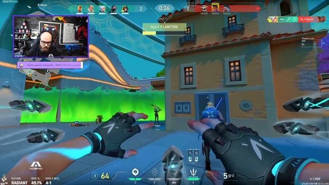 Radiant Valorant Duo w/ @FOKUS_Unfair - ACEND Stev0rr смотреть онлайн