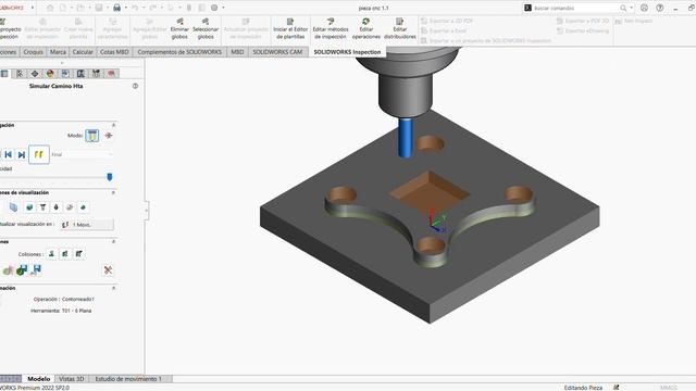 SOLIDWORKS Premium 2022 SP2 0 pieza cnc 1 1 2024 04 11 08 38 37 смотреть онлайн
