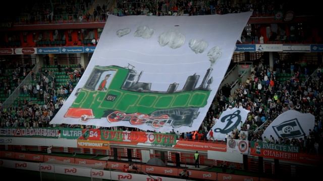 Перфоманс паровозов на матче Локомотив-ЦСКА | HD смотреть онлайн