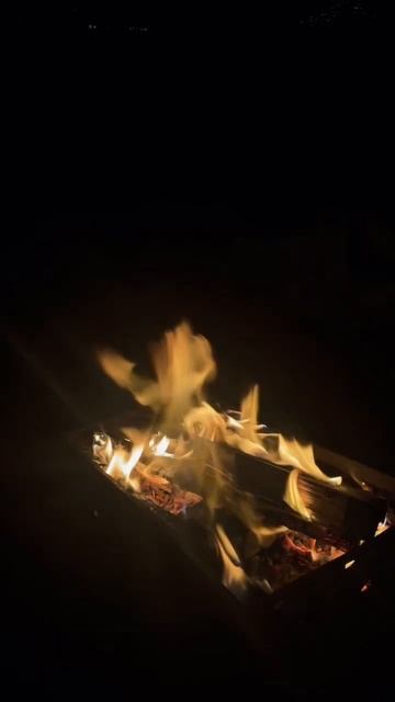 Огонь и вода / Треск костра и шум моря / релакс #israel #реласк #relax #пламя