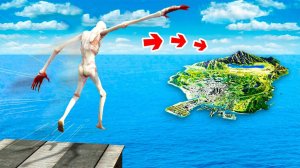 Сможет ли scp скромник перелететь всю карту в гта 5 ? - эксперимент в gta 5