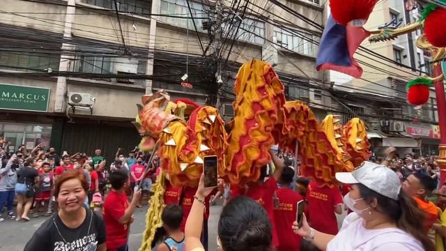 DRAGON DANCE 2023 @ Binondo Manila Philippines || Chinese New Year 2023 смотреть онлайн
