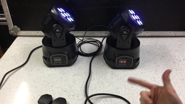 Setting Up Two / Four Linked DMX Mini LED Moving Head Wash Lights, Sound To Light & Other Show Mode смотреть онлайн