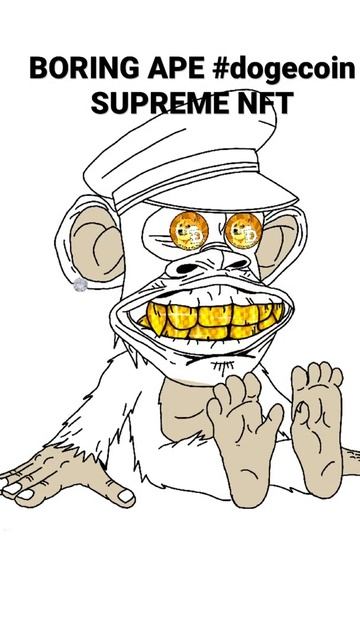 BORING APE #dogecoin #supreme #nft LIMITED EDITION. #opensea #crypto #polygon #metaverse смотреть онлайн