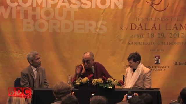 His Holiness Dalai Lama press conference in San Diego 2012 смотреть онлайн