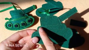 Танк из фетра игрушка.mp4