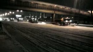 Уборка снега на МКАД