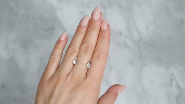 Серьги с в.бриллиантами 0.850 ct смотреть онлайн