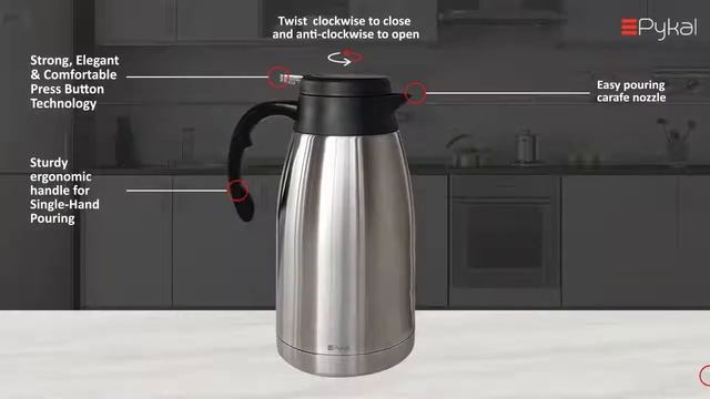 Top Rated Thermal Coffee Carafe with Premium Stainless Steel by Pykal смотреть онлайн