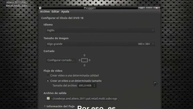 Extraer audio y video, de los dvd's originales o de carpeta VIDEO_TS смотреть онлайн