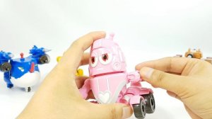 Larva Rangers Red Yellow Pink BlackBlue Brown Transformers Combiner Robot Toys