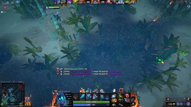 Drow Ranger 21 kills but not enough LOST HARD GAME Dota 2 gameplay смотреть онлайн