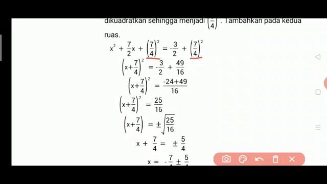 Matematika 9.6 Menentukan akar pangkat kuadrat part 2 смотреть онлайн