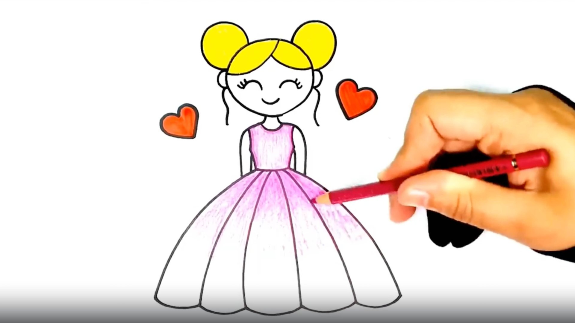 КАК НАРИСОВАТЬ ЛЕГКО ДЕВОЧКУ ИЛИ КУКОЛКУ ЛЕГКО ШАГ ЗА ШАГОМ смотреть онлайн