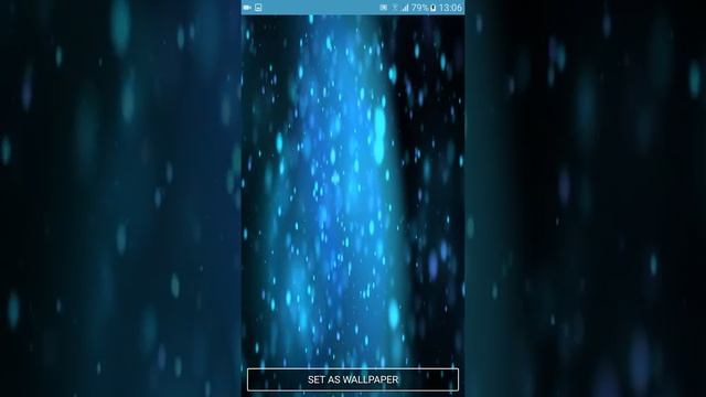 Blue Bokeh Animated Live Wallpaper Google Play Android смотреть онлайн