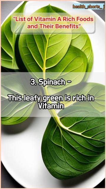 List of Vitamin A Rich Foods and Their Benefits смотреть онлайн