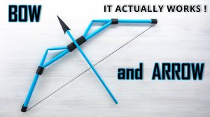 Этот бумажный лук стреляет настоящими стрелами