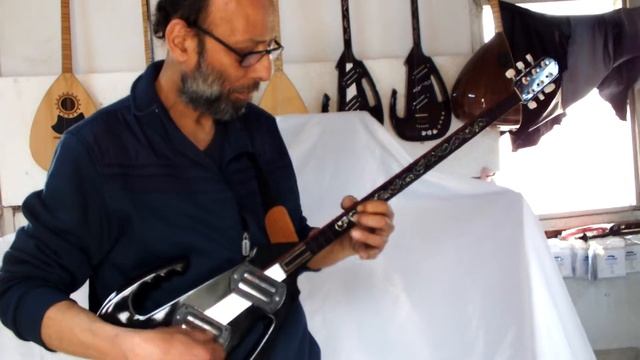 MORAN :: HALF CUT ELECTRIC SAZ BAGLAMA WITH BELT AND EXTRASS смотреть онлайн