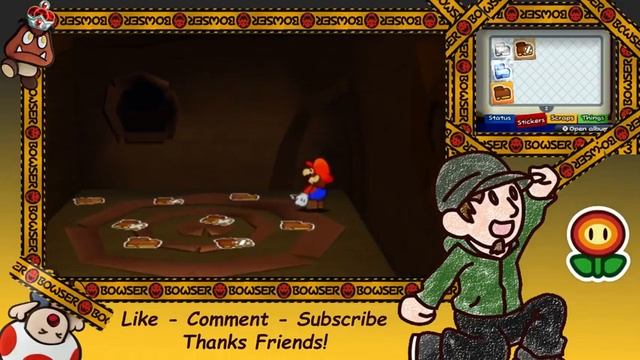 Paper Mario: Sticker Star | World 3-7 Rustle Burrow | MyoGaming смотреть онлайн