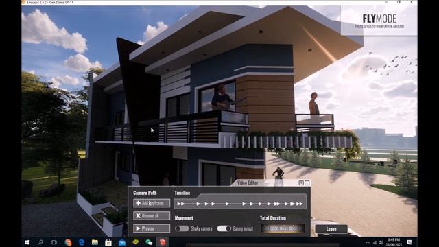 HOW TO MAKE VIDEO WALKTHROUGH IN ENSCAPE TUTORIAL смотреть онлайн