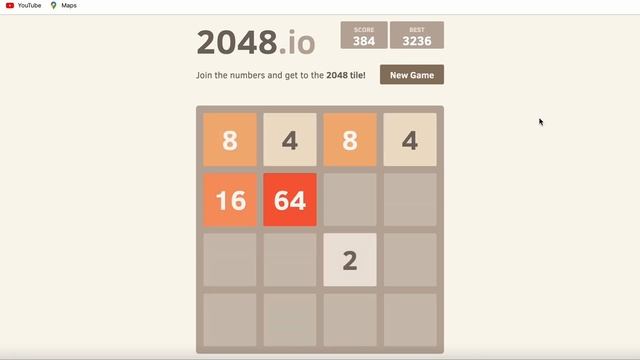 I played 2048 io смотреть онлайн