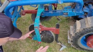 Настройка дискового окучника