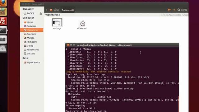 Come convertire video .ogv in .avi con Ubuntu 11.10 смотреть онлайн