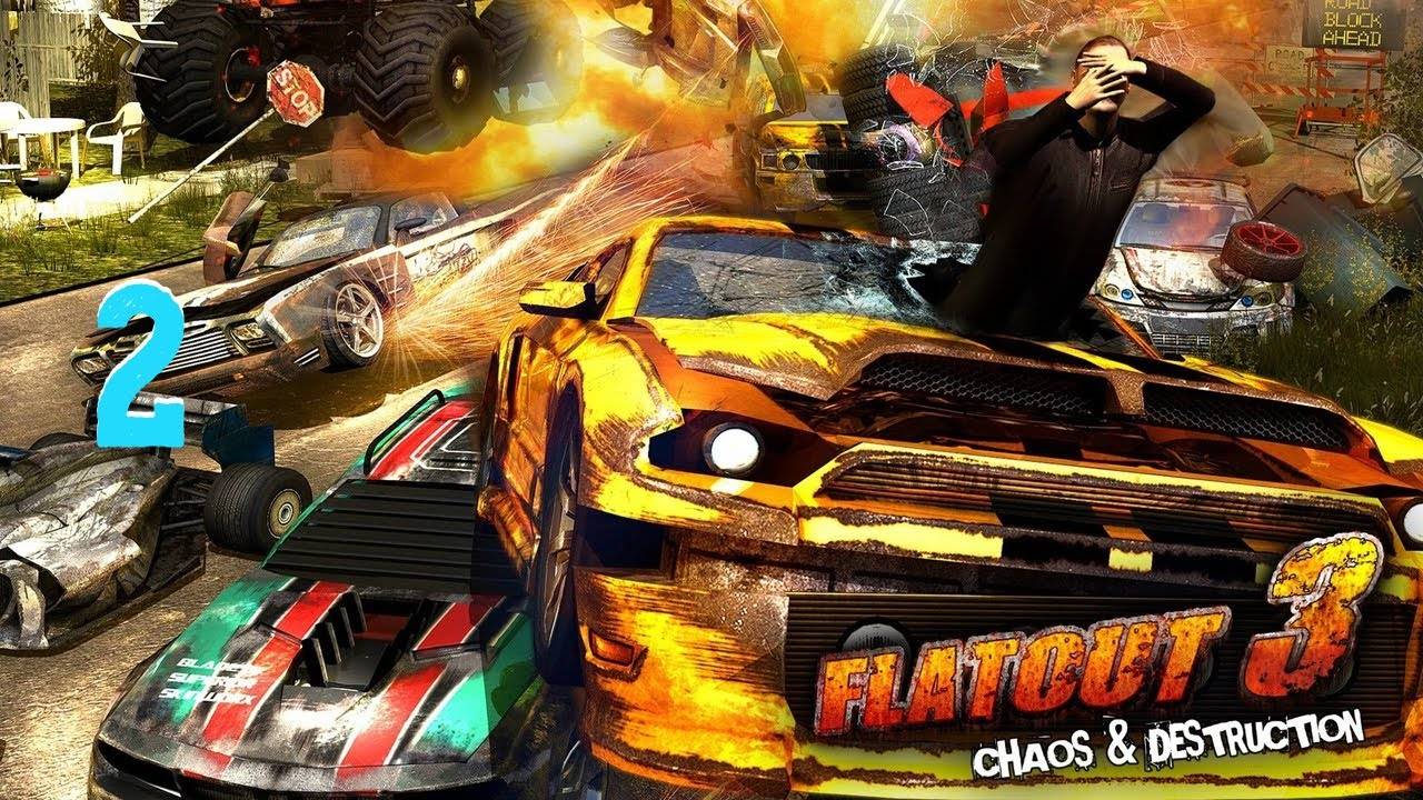 Прохождение FlatOut 3: Chaos & Destruction #2 (Рим)